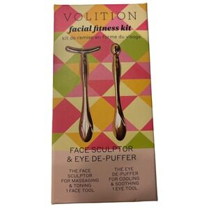 Volition Face Sculptor‎ & Eye De-Puffer Kit for Massaging Toning Soothing
